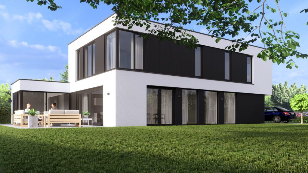 Moderne villa bouwen met villatype Monarch van Architectuurwonen