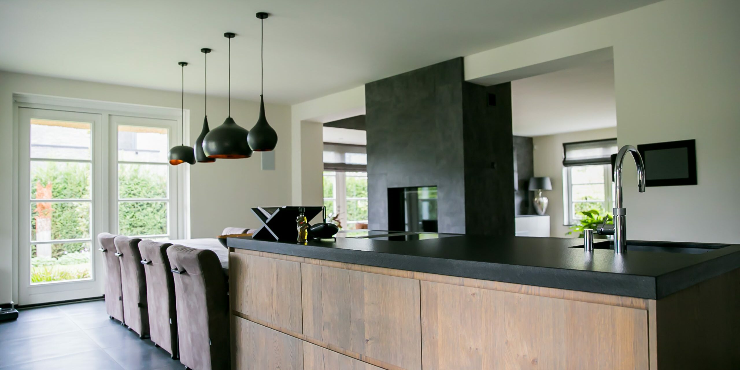 prijs huis bouwen - Gerealiseerde villa Groot Koolwitje te Blaricum - Architectuurwonen - keuken
